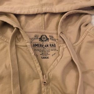 Large AMERICAN RAG zip up hoodie